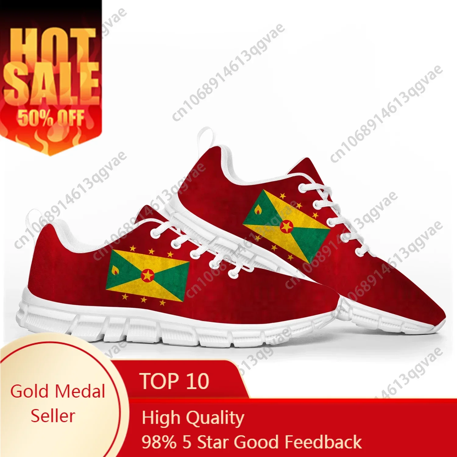 Grenada Flag Sports Shoes Mens Womens Teenager Kids Children Sneakers Grenada Casual Custom Couple Shoes