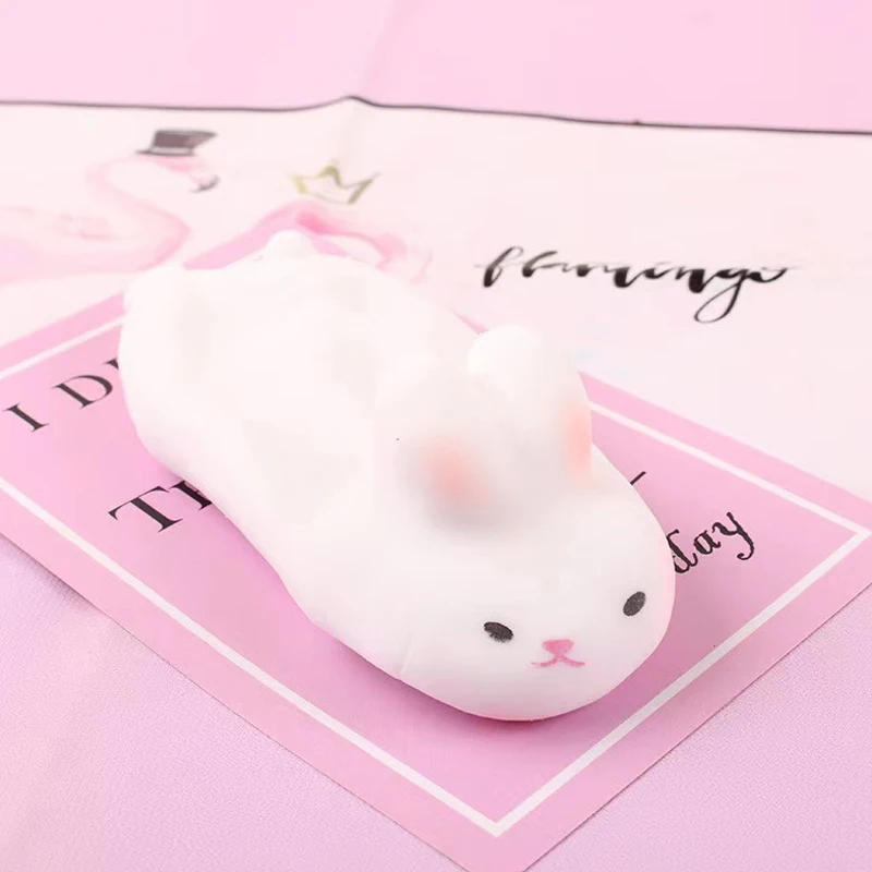 Soft Bunny Stress Balls Autism Sensory Toys Stress & Anxiety Relief Fidget Toys Slow Rebound Squeeze Toy Gifts Bulk