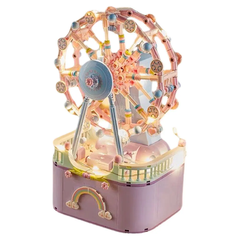 

Набор для сборки музыкальной шкатулки в форме колеса обозрения, конструктор, креативный развивающий подарок для детей