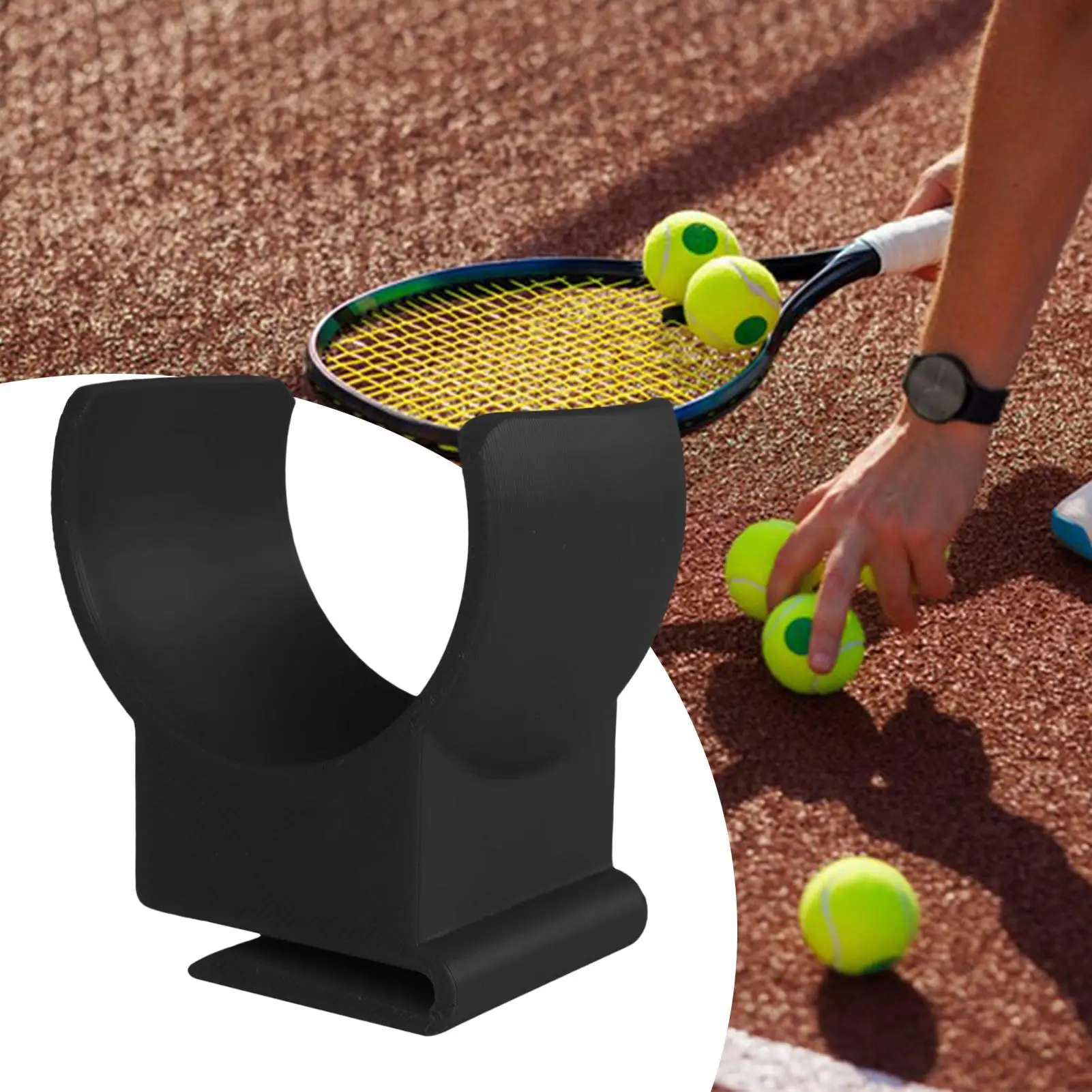 

Переноска на талию для теннисных мячей, держатель для теннисных мячей, зажим для пояса, хранение спортивного оборудования, безопасная ручка, принадлежности для заднего двора