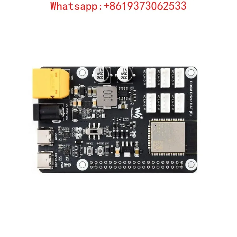 

Direct Drive Servo Motor Driver Board (B) Integrates ESP32 and Control Circuit 2.4G WiFi Support Suitable for DDSM400 Hub Motor