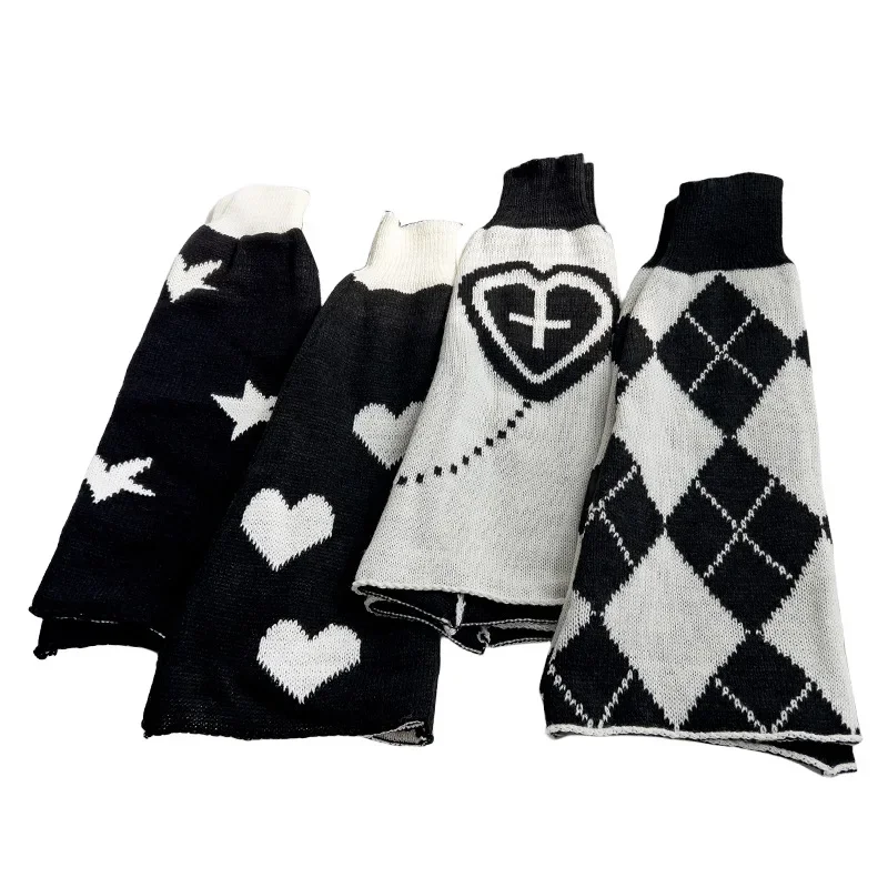 

Leg Warmers Women Harajuku Warm Pile Socks Kawaii Knit Love Foot Warmers Y2K Lingerie Accessories Calf Knee Socks Lolita Socks