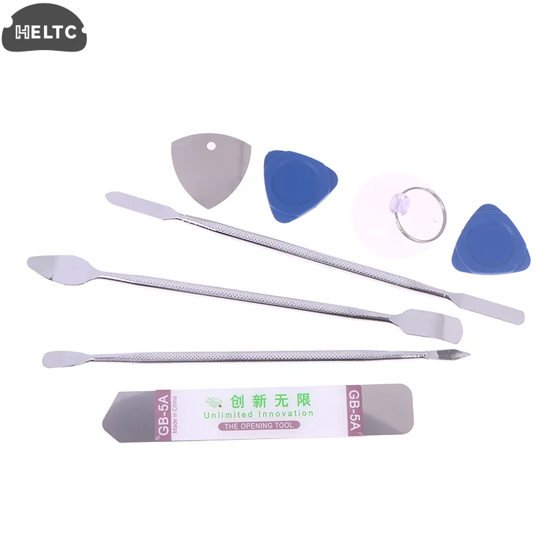 8 In 1 Metal And Steel Spudger Prying Tool Kits Mobile Phone Repair Opening Repair For Phone Smartphone Laptop Tablet Hand Tools