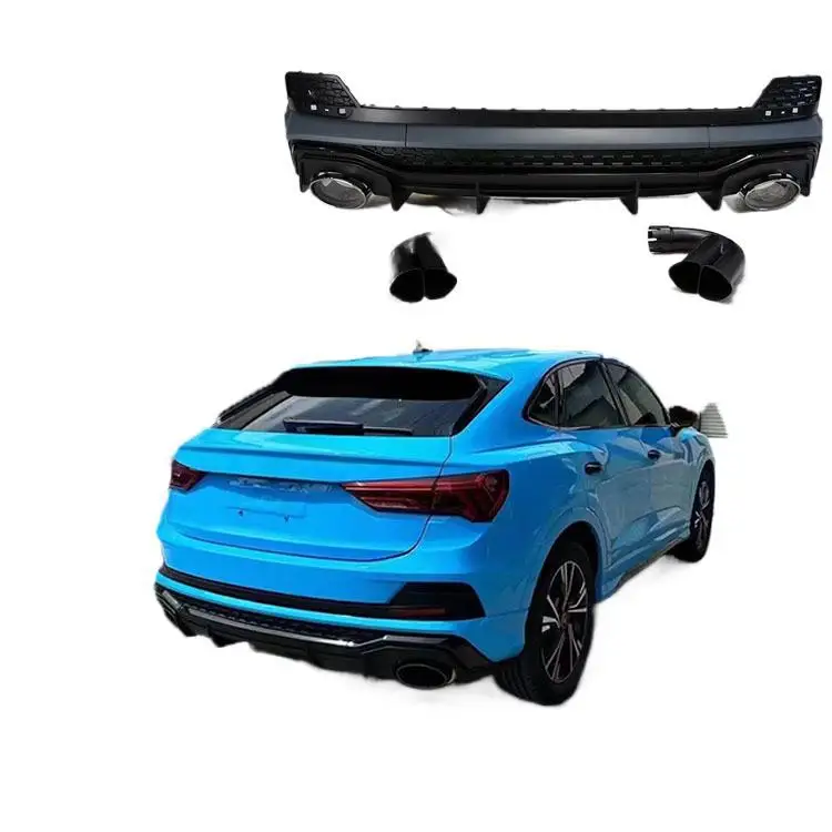 

Подходит для Audi Q3, задняя губа, модифицированная RSQ3 купе, задняя губа с двумя сотами Q3SPORT BACK, специальная
