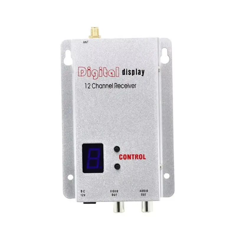 BEDW-FPV 1.2G 5W 5000Mw Video Sender 1200Mhz Audio Video Wireless Transmitter/1.2G 12CH Receiver For Rc FPV RX+TX