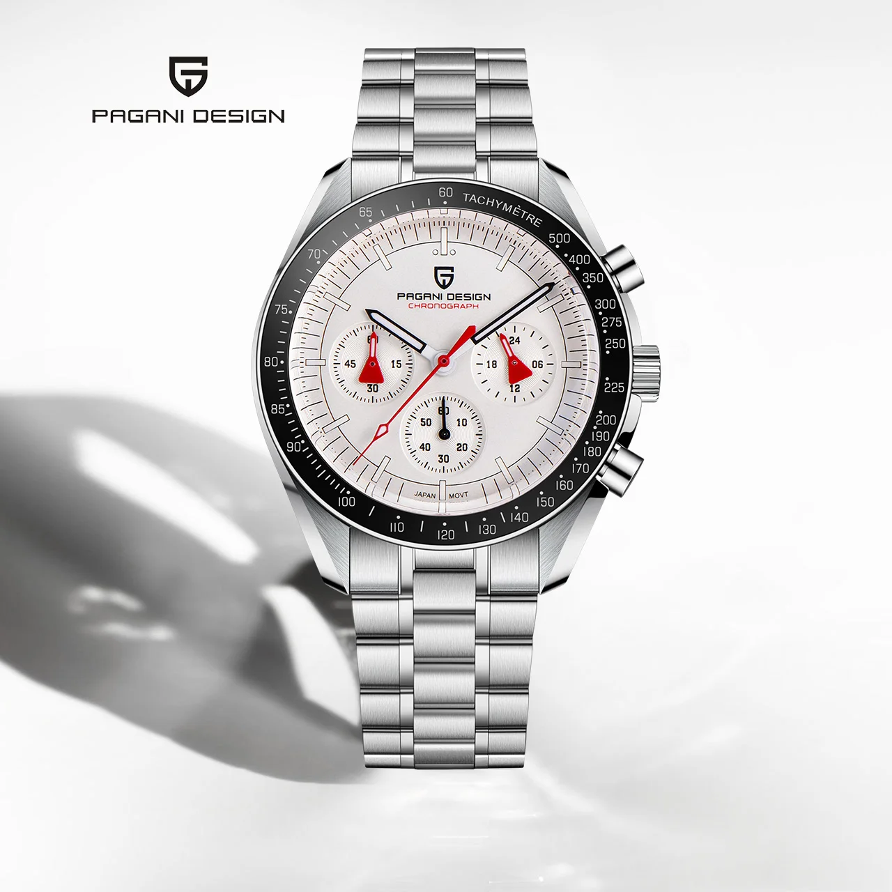 2026 New PAGANI DESIGN Moon Luxury Men's Watches Quartz Chronograph Watch Men AR Sapphire Mirror Japan VK63 Luminous Sport Clock