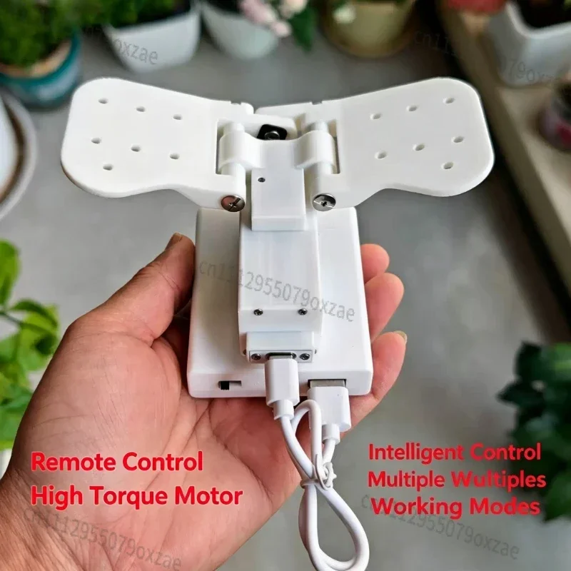 High Torque Automatic Wing Flapping Opener 1kg Load Electric Wing Mechanism DIY Assembly Type-C Powered Optional