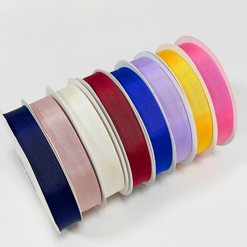 Rayon Petersham Ribbon 1/4Inch,3/8 Inch,5/8 Inch,3/4 Inch,1 Inch,1-1/2 Inch Vintage Ribbon for DIY Baby Hair Bows or Hat Crafts