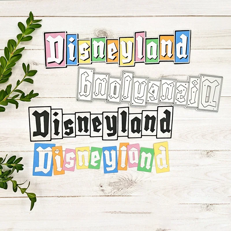 Disney Disneyland Metal Cutting Dies Mickey Diecuts for DIY Scrapbooking Decorative Embossing Paper Card Crafts New Arrival 2023