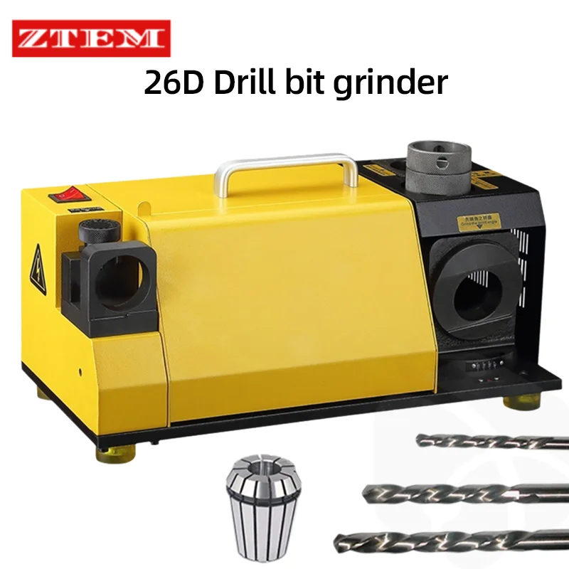 

MR-26D Drill Bit Grinder Sharpener 13-26mm Twist Drill Angle Grinder 8 to 30 CNC Drill Bits Grinding Machine Power Tool