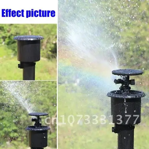 

Rotating Sprinkler Pop Up 3/4 Thread Football Field Golf Lawn Garden Irrigation Buried Sprinkler Built-in Rocker Nozzle 1/2