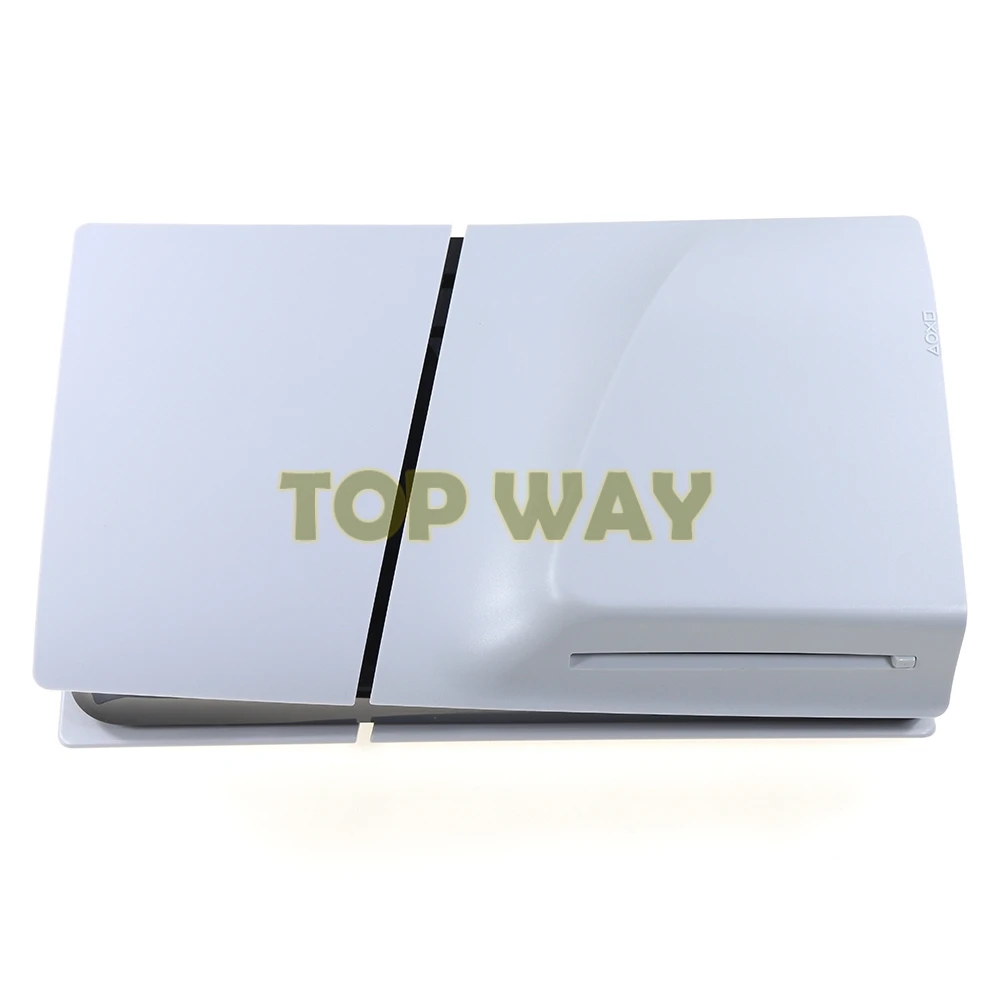 غطاء أمامي وخلفي للبلاي ستيشن 5 ، ps5 نحيف ، وحدة تحكم محرك بصري مع شعار ، مجموعة واحدة