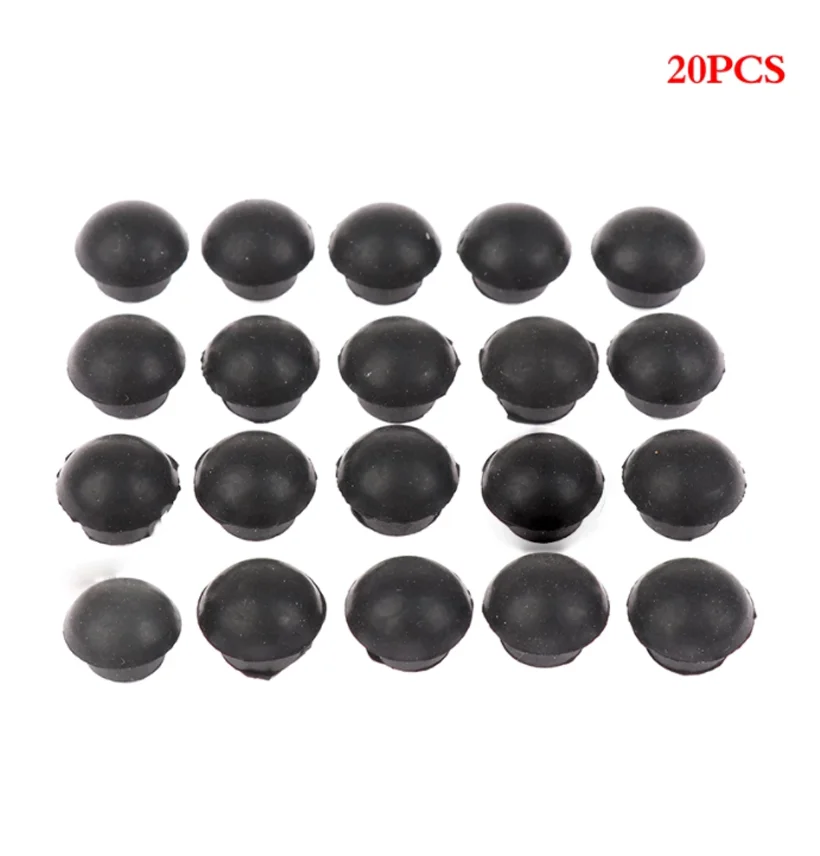 20Pcs Universal Floor Jack Plugs Floor Jack Oil Filler Plugs Rubber Hydraulic Filler Bung Kit