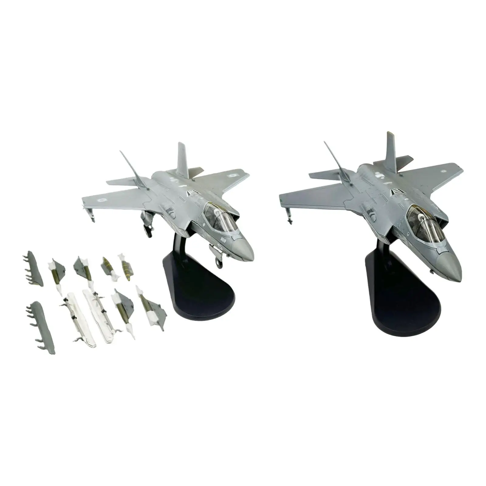 1/72 Scale Fighter Jet Model Simulation Desktop Decoration Aircraft Model Diecast Plane Model for Home Bedroom Bar Office Shelf