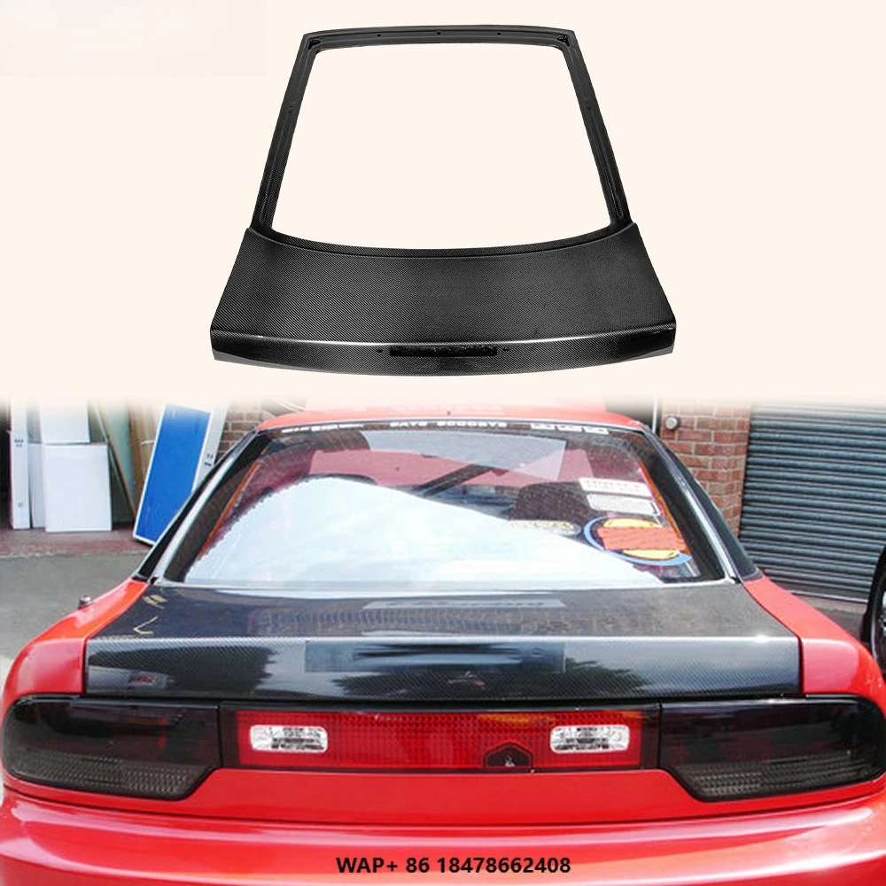 

For Nissan Silvia S13 180SX OE Style Carbon Fiber Rear Hatch Tailgate Trunk