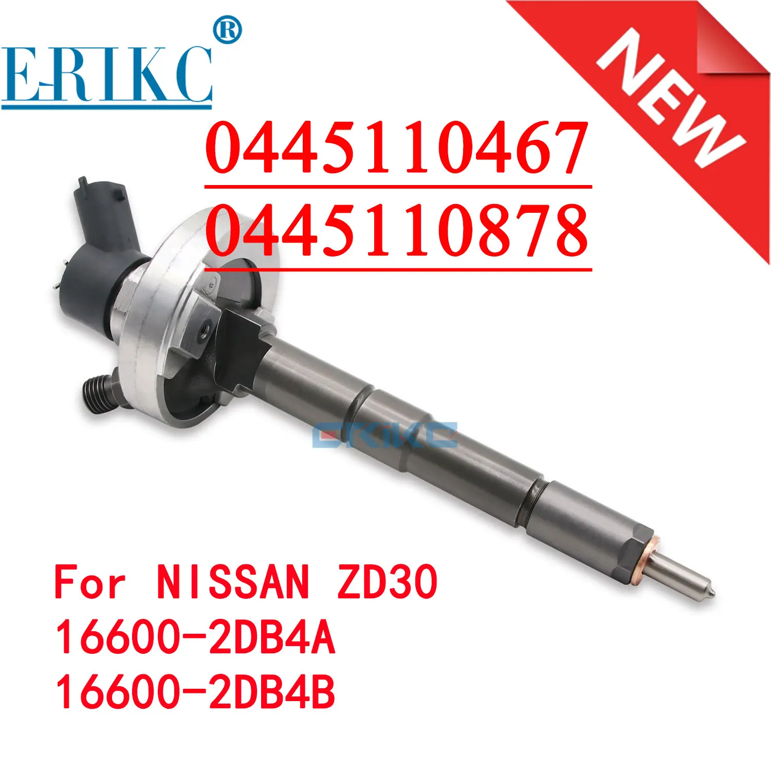 

0445110467 0445110878 DIESEL INJECTOR SET 0 445 110 467 FUEL INJECTION 0 445 110 878 FOR NISSAN ZD30 16600-2DB4A 16600-2DB4B