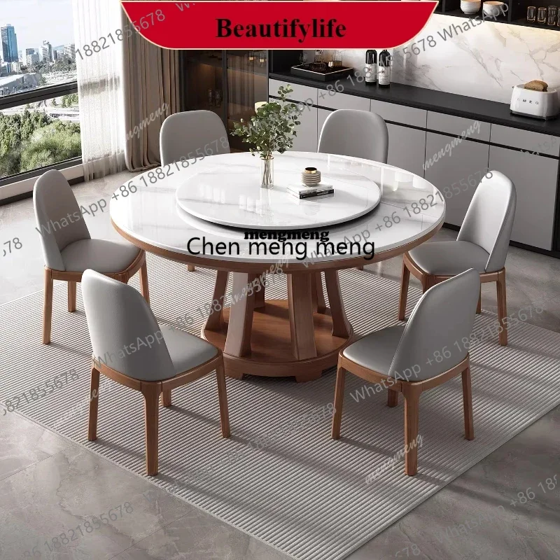 Mesa de Comedor Redonda de Estilo Mid-Century, Mesa de Salón Nórdica, Mesa de Escritorio, Mesa de Comedor Ahorradora de Espacio, Mesas de Comedor de Diseño, Muebles para el Hogar