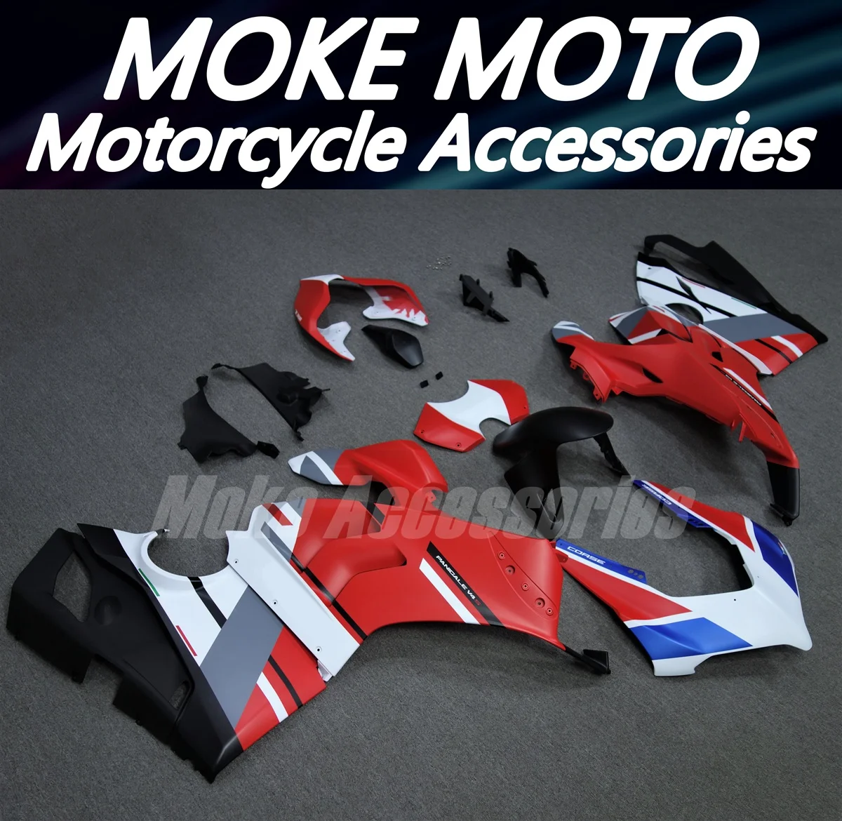 Fairings Kit Fit For Panigale v4s v4r 2020 2021 Bodywork Set 20-21 Abs High Quality Injection Matte Black Red White