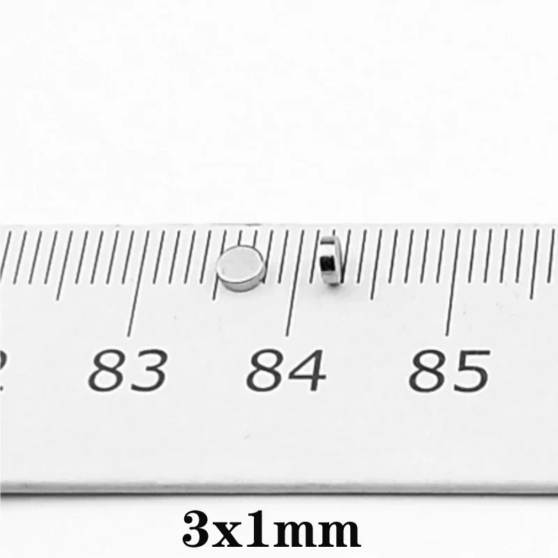 3x1 Mini Small Round Magnets 3*1mm Neodymium Magnet Dia 3x1mm Permanent NdFeB Super Strong Powerful Magnets 3*1