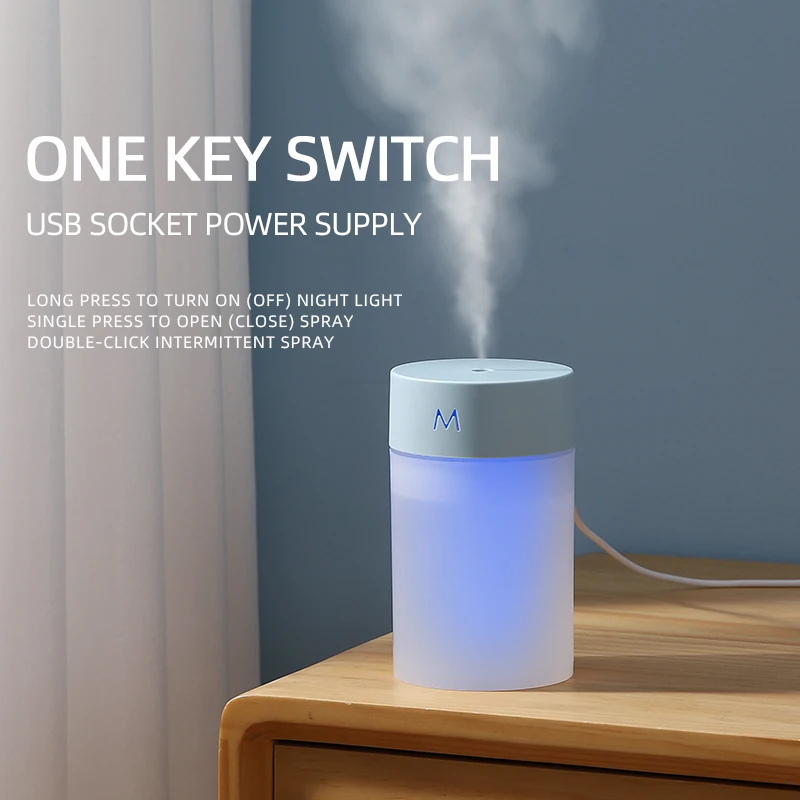 

Household Appliances LED Lights Air Humidifier USB Portable Mini Aromatherapy Essential Oil Diffuser Perfume Sprayer Purifier