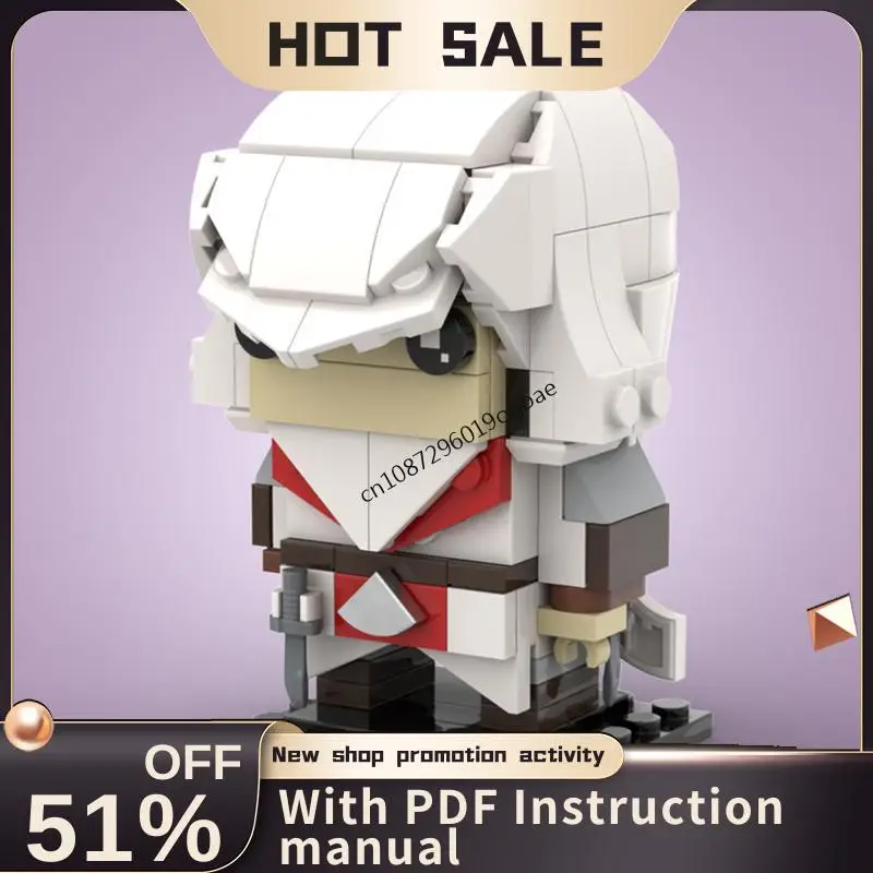 

Новый 160 шт., знаменитая игра-убийца, набор фигурок с квадратной головкой, модельные блоки, креативные идеи «сделай сам», детские игрушки, подарок на день рождения