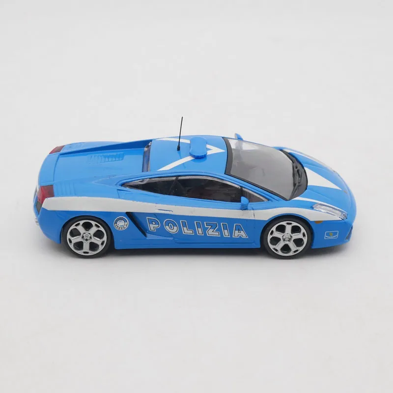 Diecast escala 1:43 galardo polícia simulação liga modelo de carro exibição estática presente colecionável brinquedo lembrança decoração