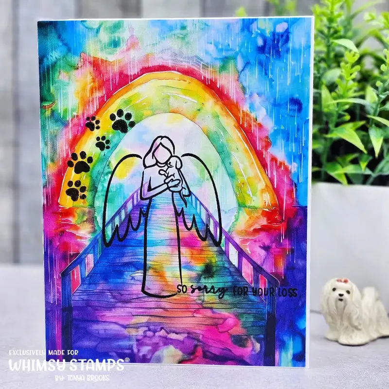 قوس قزح الملاك واضح Stamps 2025 جديد قطع معدنية يموت Diy بها بنفسك سكرابوكينغ الحرف صانع ألبوم صور قالب اليدوية
