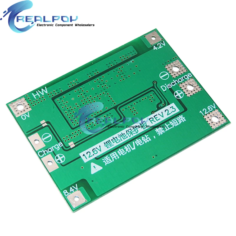 3S 60A BMS Board/ Li-ion 12.6V 18650 BMS PCM Battery Protection Board for Li-ion Battery/18650 Battery Charger Enhance/Balance