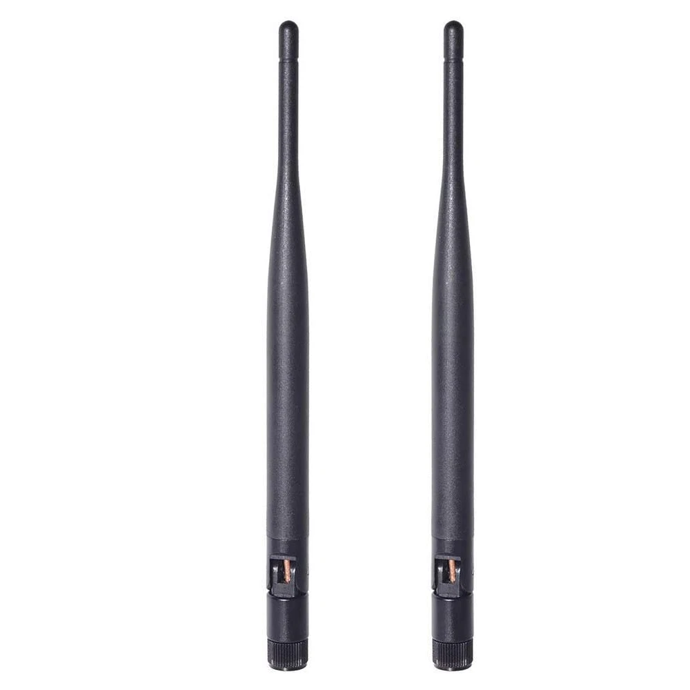 Touristes Bande WiFi 2.4GHz 5GHz 5.8GHz 6dBi MIMO RP-SMA Mâle Antenne pour Routeur WiFi Sans Fil Réseau CardVideo permission Moniteur