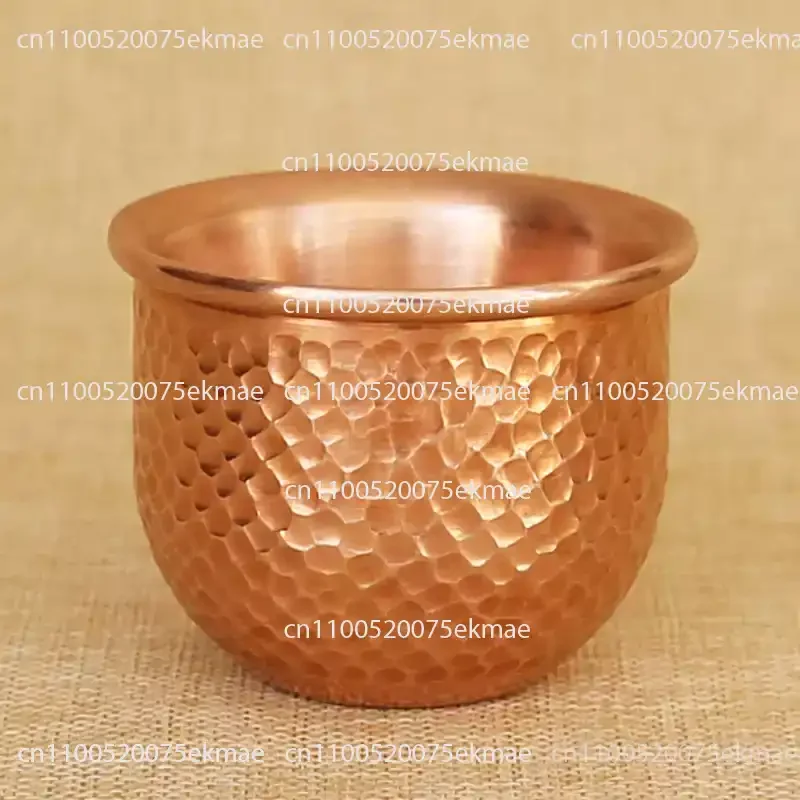 Handcrafted Solid Copper Teacups, Small Wine Glasses, Thick-walled Handcrafted Water Glasses, Copper Wine Glasses