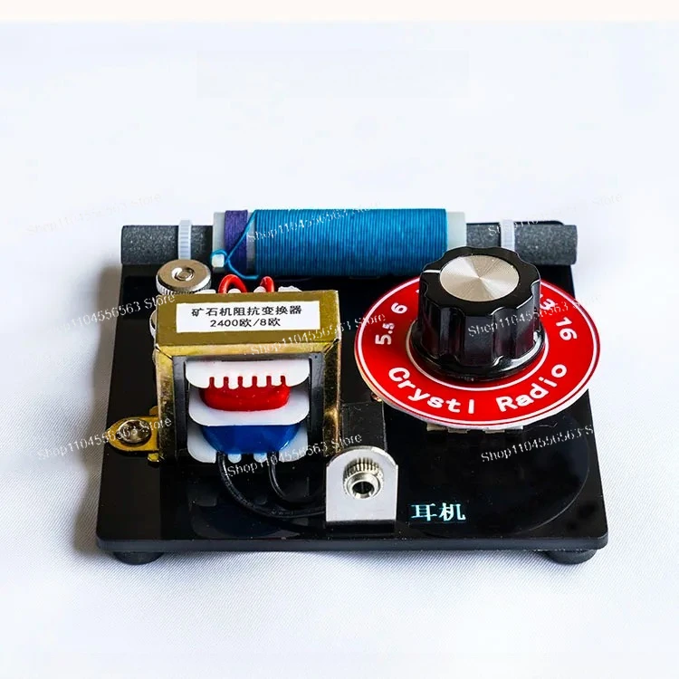 Dual Circuit Impedance Converter and Diode Tester for Crystal Radio Receiver DIY Kits