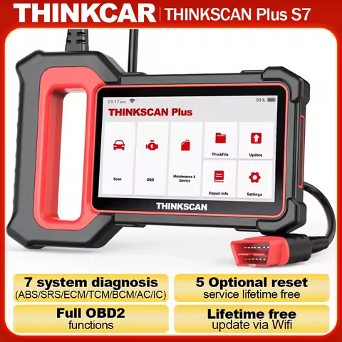 THINKCAR Thinkscan Plus S7/S6/S4 OBD2 Diagnostic Tools Transmission /ABS/SRS Diagnosis Code Reader Automotive obd 2 Scanner