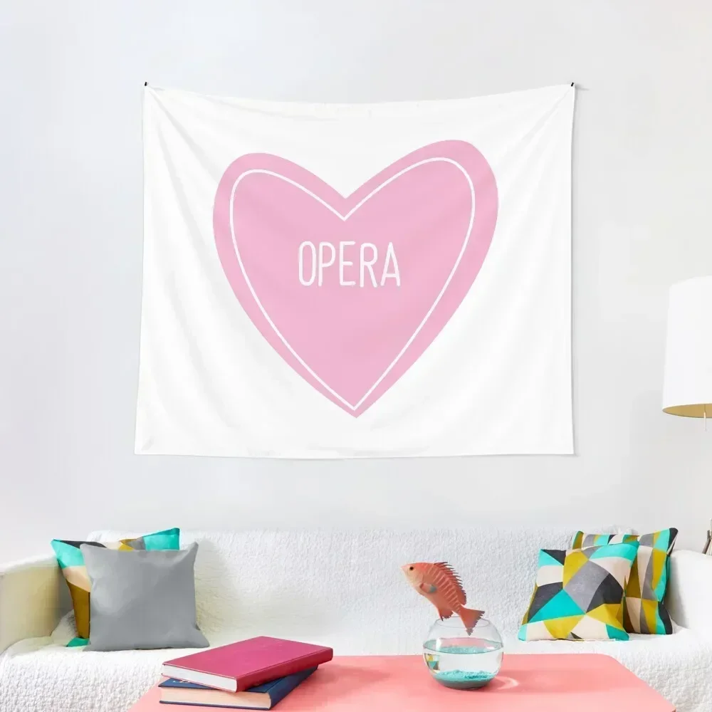 

Opera Heart Tapestry Decoration Wall Room Decor Aesthetic Kawaii Room Decor Tapestry