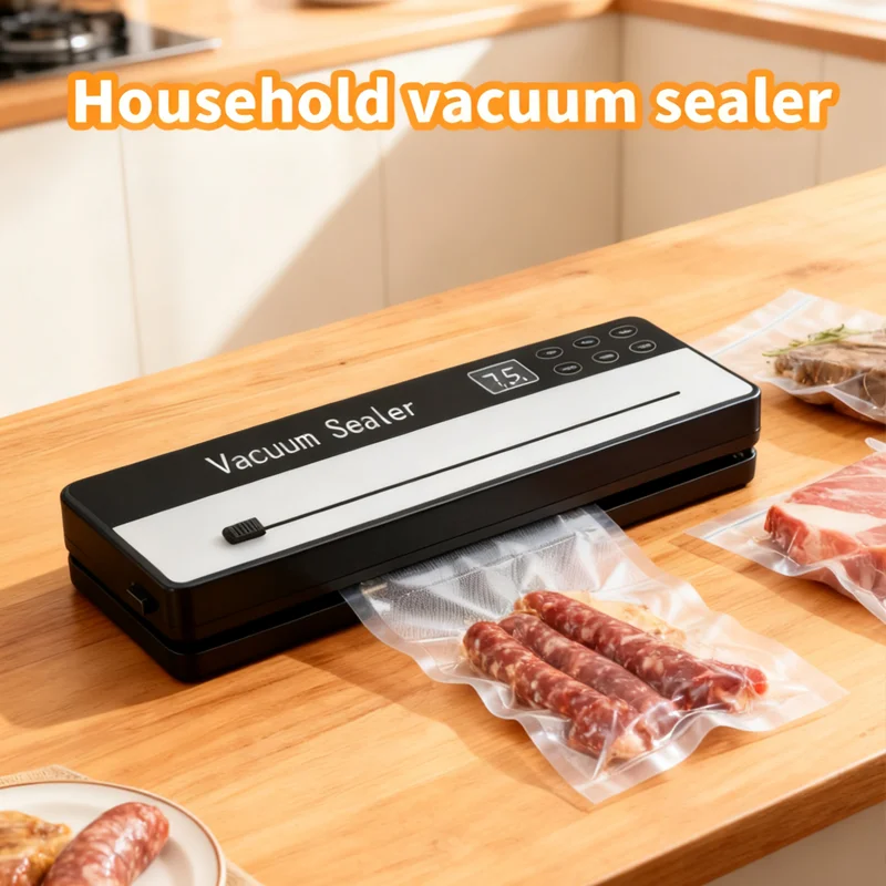 Food Vacuum Sealing Machine Kitchen Appliances Household Appliances Efficient Freshness Household Food Packaging Machine