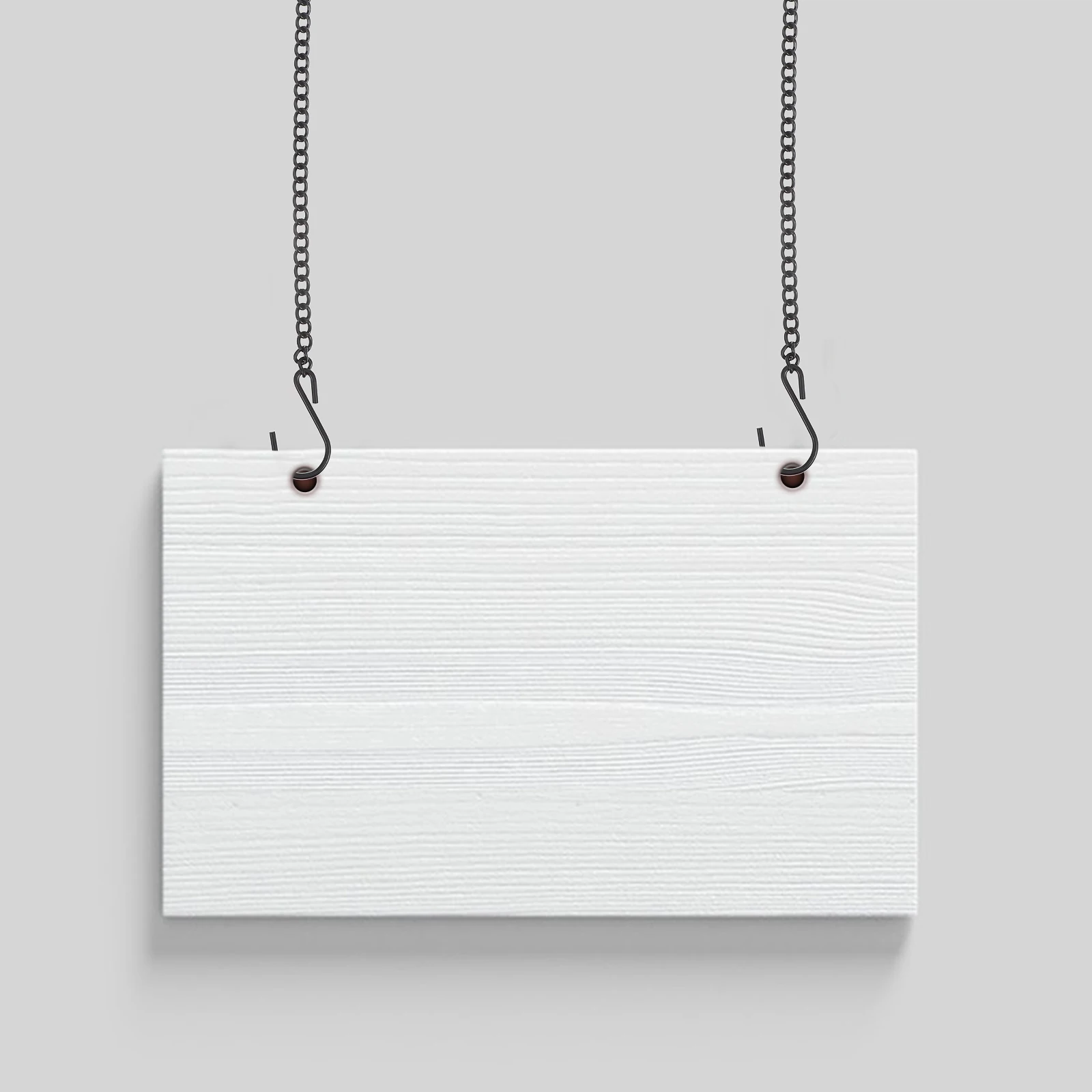 

2Pcs Hanging Chain Heavy Duty Iron Hanging Chains Hooks for Mall Supermarket Exhibition Advertising Boards Signs Display
