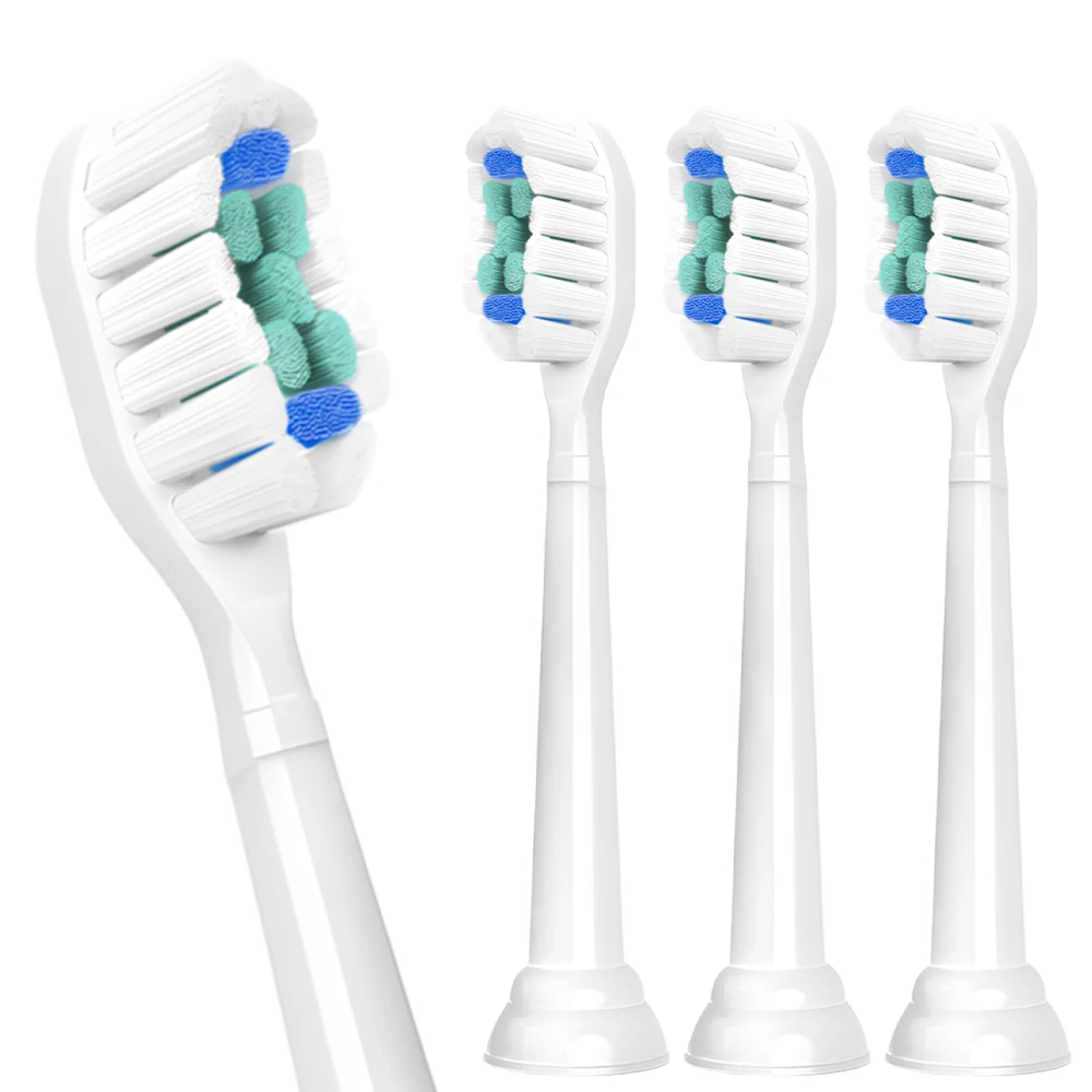 

Сменные насадки для щеток, 4/8/12/20 шт., совместимые с электрической зубной щеткой Philips Sonicare, насадкой для зубной щетки с щетиной Dupont