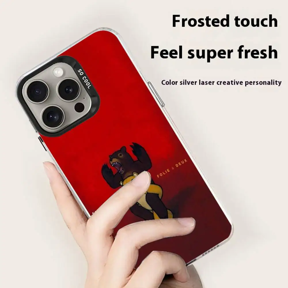 حافظة هاتف The Classic Band F-Fall Out Boy حافظة هاتف شفافة متغيرة الألوان 11-16 حافظة TPU مضادة للسقوط، مقاس نحيف.