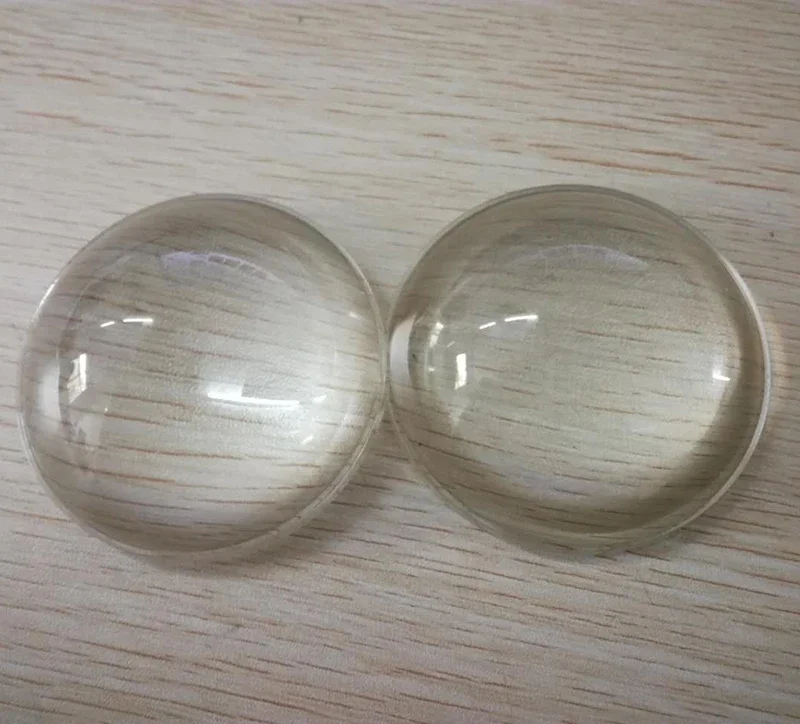 Elemento Ótico de Lente de Vidro Condensado Peças 25 mm 28 mm Dia Óptico Pmma Comprimento Focal Plástico 18 mm 90 mm Led Plano Convexo Diy