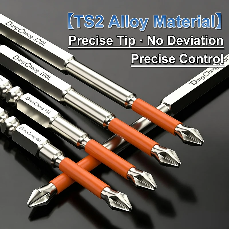 AC Repair Bit Magnetic High Hardness Screwdriver Bit TS2 Hex Shank Air Conditioner Phillips Slotted Anti Rust HVAC Tool Set
