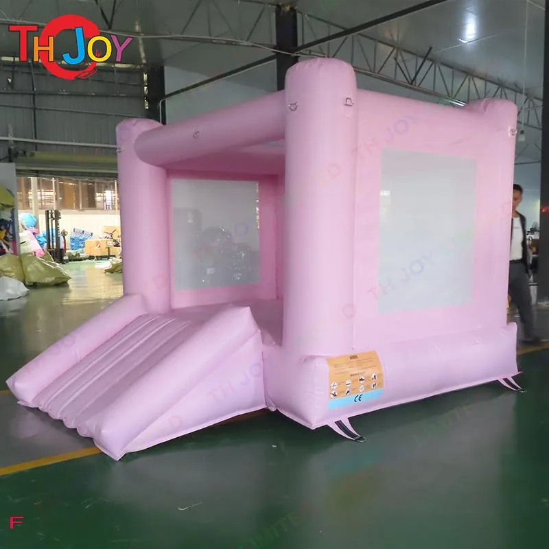 Free air shipping to door !! 3x2.5m Inflatable Castle Bounce House Jumper Kids Playhouse with Slider and air Blower