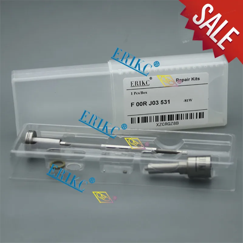 

ERIKC Overhaul Kits FOORJ03531 Fuel Injector Nozzle DLLA145P2270 Vlave F00RJ02103 CRIN for Injector 0445120297