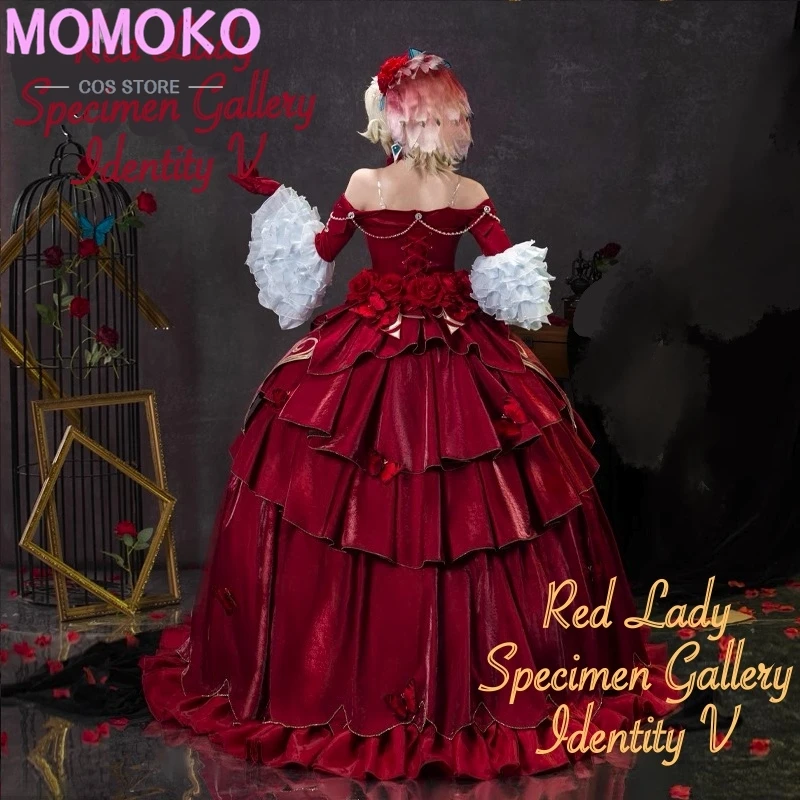 

Identity V Specimen Gallery Bloody Queen Official Cosplay Costume Women's Long Dress Game Full Of Suit Character Roleplay Outfit