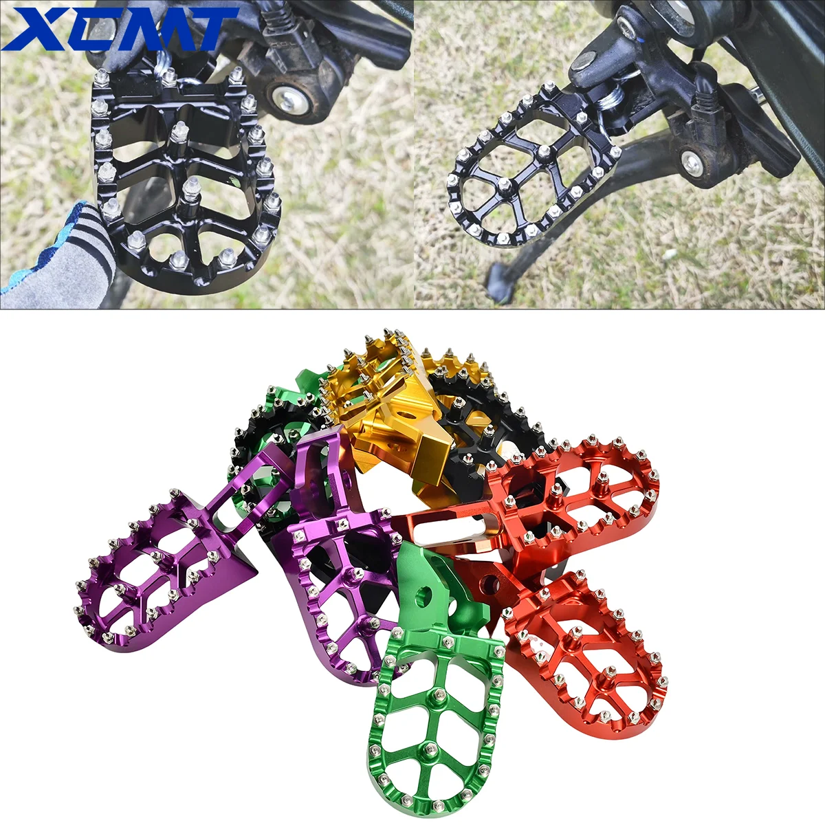 

For Surron Ultra Bee Sur-ron UB Wide Footpegs Foot Pegs Rests Electric Dirt Bike Pedals Aluminium Alloy MX Surron Ultrabee Parts