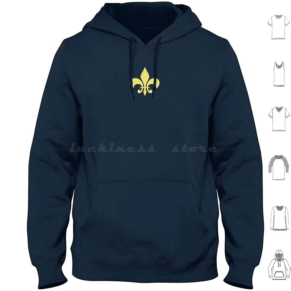 Fleur-De-Lis Shirt , Stickers , Etc Hoodie cotton Long Sleeve Fleur De Lys Fleur De Lis Lily Flower Lily Flowers Fleur