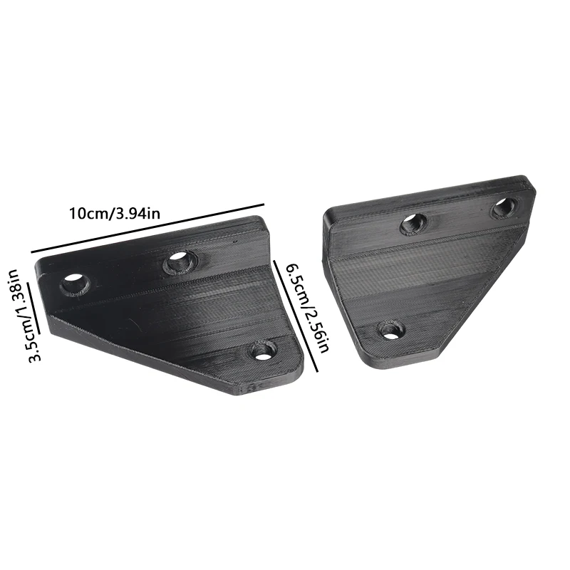 2pcs Light Strip Bracket 3D Printed For Ford Transit Custom Vans For Installing LED Lights Black On The Roof Of RV Accessories