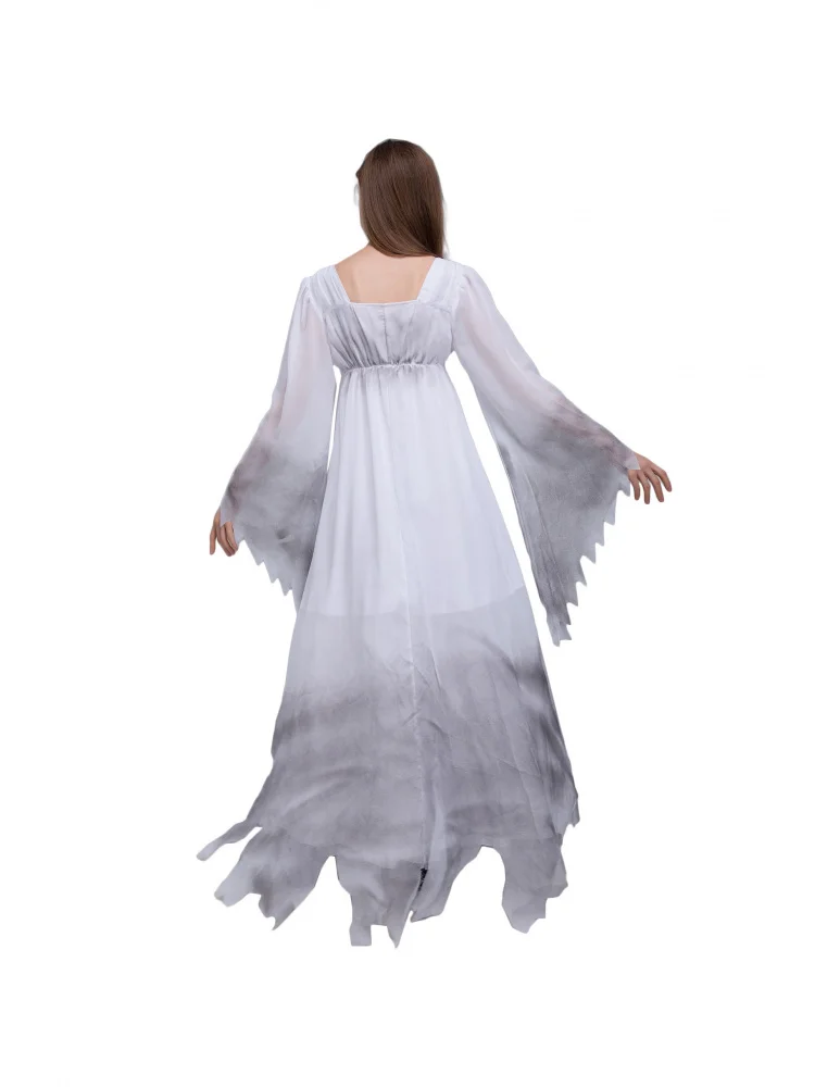 

Костюм зомби ужасов, женский костюм на Хэллоуин, фестиваль призраков, одежда для невесты, размер SXXL, традиционное выступление на сцене...