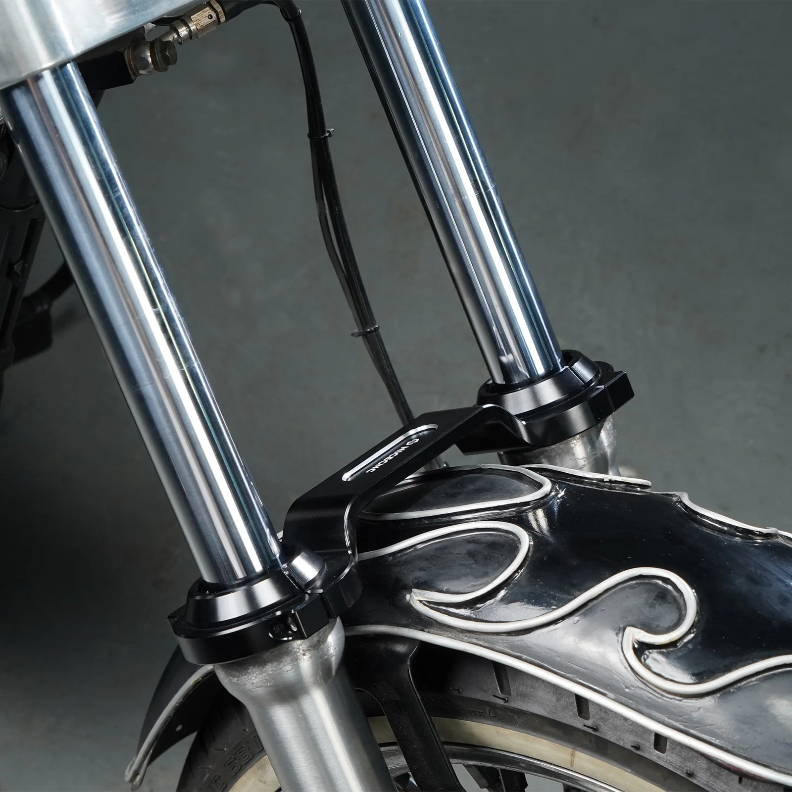 NICECNC Vorderradgabelstrebe für Harley Sportster Iron 883 XL883N 1200 XL1200NS Sportster 883 XL883L Sportster 1200 XL1200C Dyna Low – Detail 16
