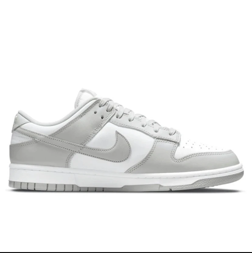 Nike Dunk Low Men Women Skateboarding Shoes Classic Unisex Sneakers Gray White