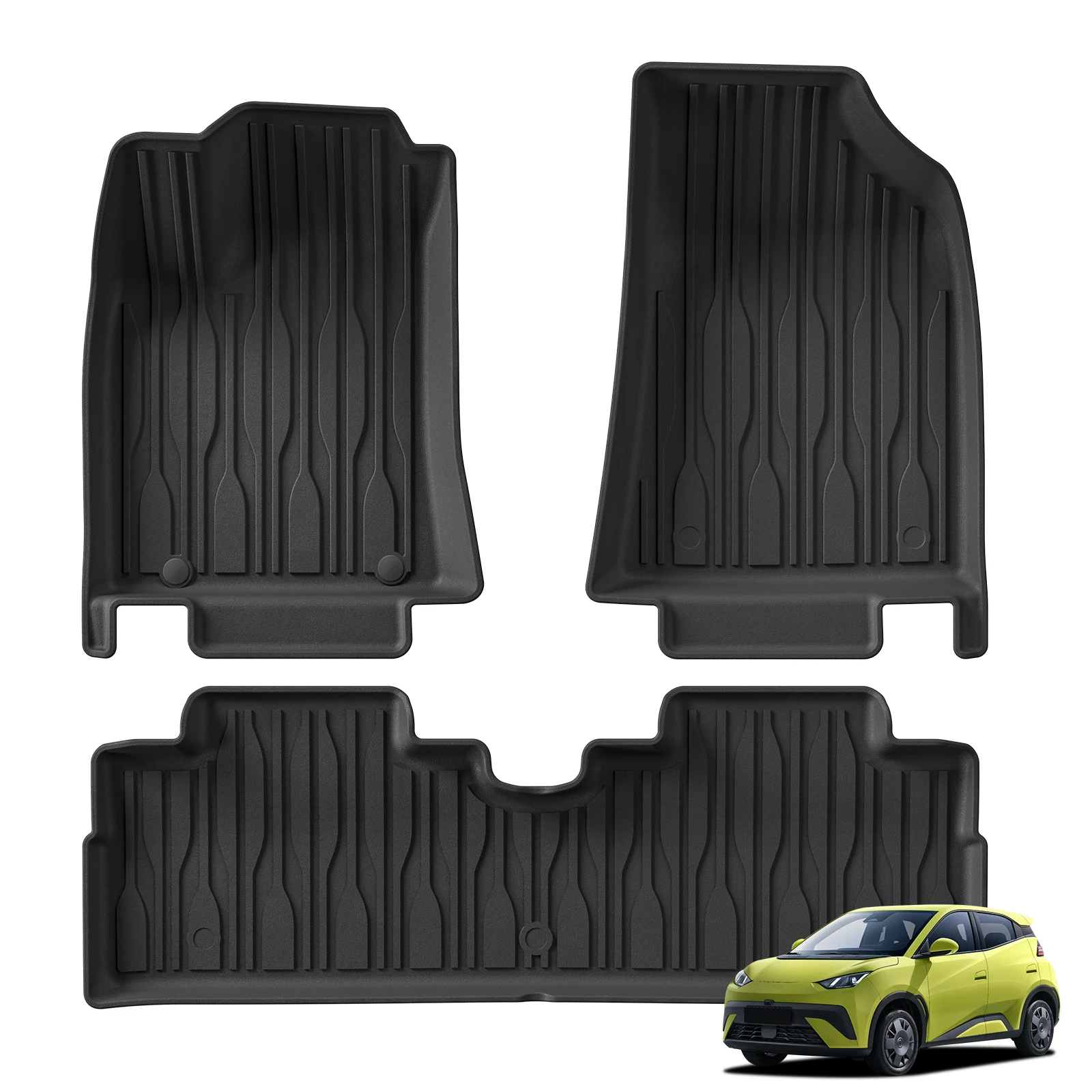 LUCKEASY Left/Right Drive for BYD Seagull/ATTO1 2025 Car Floor Mats Protective Pad Interior Accessories Waterproof Trunk Mat image 3