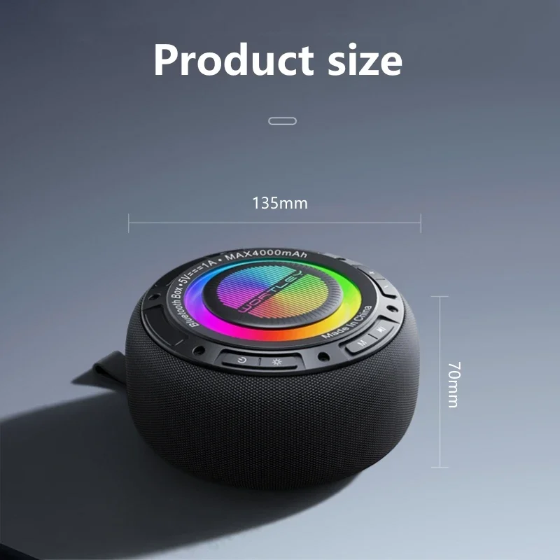 سمّاعات بلوتوث المنزل اللاسلكية الصغيرة الصوت في الهواء الطلق التخييم طبل مضخم الصوت الزائد U القرص كمبيوتر السيارة مكبرات الصوت عالية الجودة
